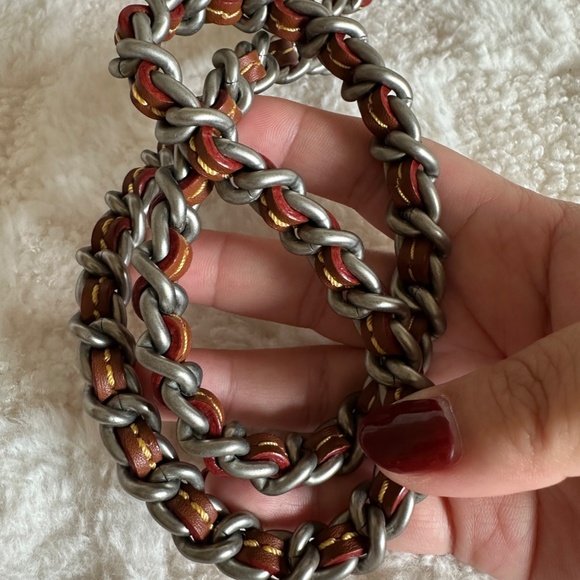 NWT!RARE! Coach 1941 Women's Shoulder Bag Dinky With Colorblock Coach Link 86831 - Picture 10 of 15